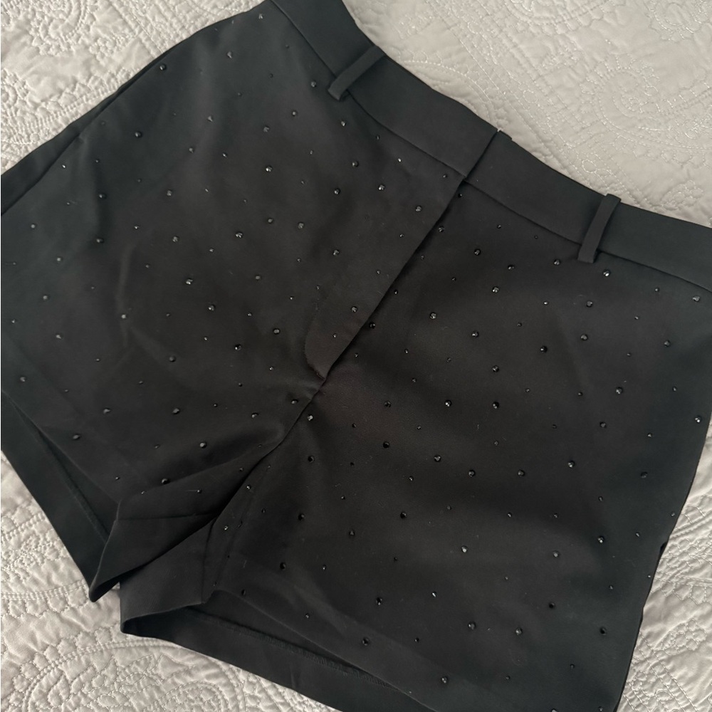 H&M Black High Waist Women's Shorts